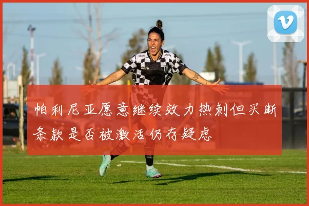 帕利尼亚愿意继续效力热刺但买断条款是否被激活仍存疑虑